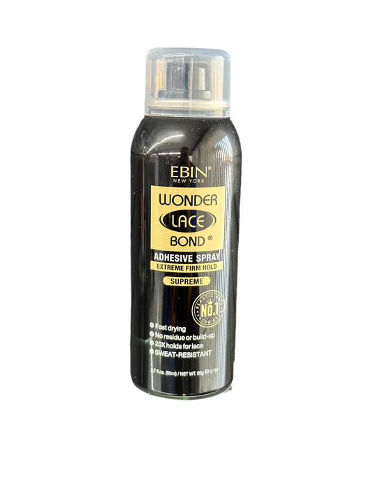 Ebin Wonder Lace Bond Adhesive Spray Extreme Firm Hold