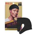 Red Compress-rag Pixie Hair Wrap (jersey fabric) (Black)