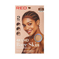 Red 4k UHD Bare Skin Invisible Wig Cap (Dark Brown) - HWC31
