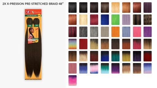 2X X-Pression Pre-Stretched Braid 48"