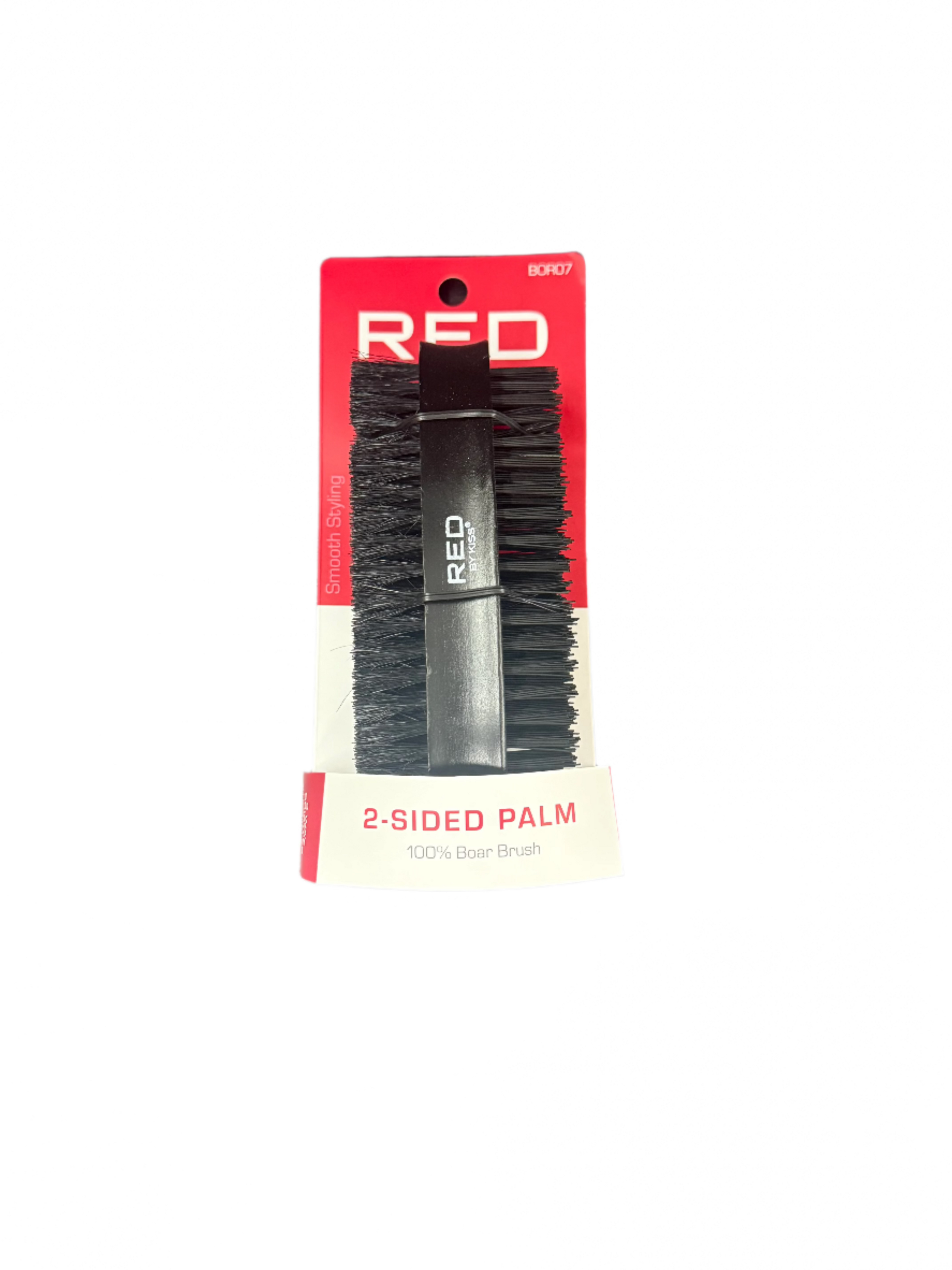 Red By Kiss 2 Sided Palm 100% Boar Brush