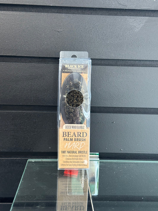 Black Ice Professional Beard Palm Brush Hard