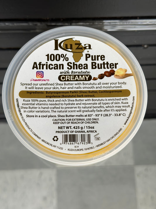 Kuza 100% Pure African Shea Butter Creamy (Big Tub)