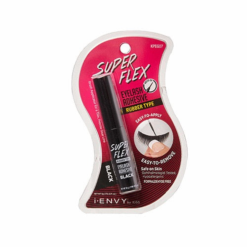 Super-flex eyelash adhesive rubber type - black