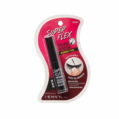 Super-flex eyelash adhesive rubber type - black