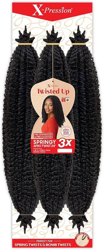 Outre X-Pression twisted up springy afro twist 16" 3x