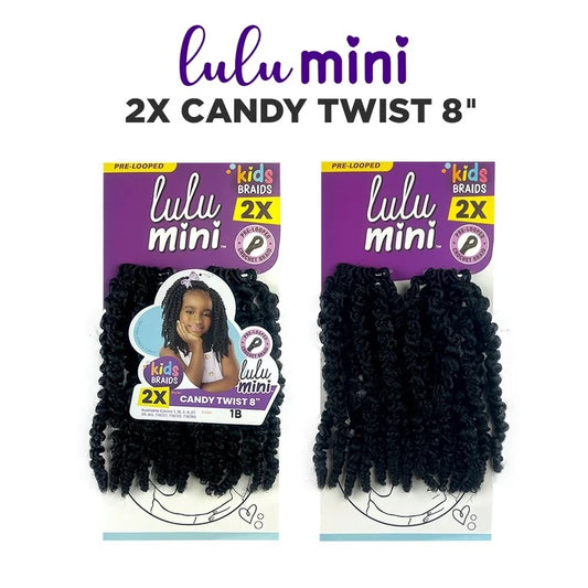 LuLu mini Kids 2x Candy Twist 8"