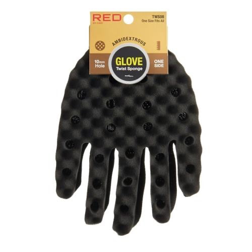 Red By Kiss Ambidextrous Glove Twist Sponge One Side 