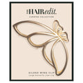 The HAIR edit Gilded Wing Clip Large Butterfly Claw Clip (Gold)