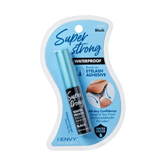 i * Envy Super Strong Waterproof Brush on Eyelash Adhesive - Black/Clear