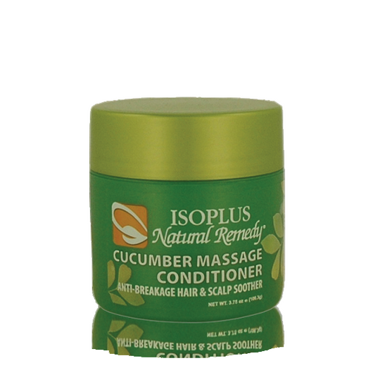 ISOPLUS Natural Remedy Cucumber Massage Conditioner Anti-Breakage Hair & Scalp Soother - 3.75 oz