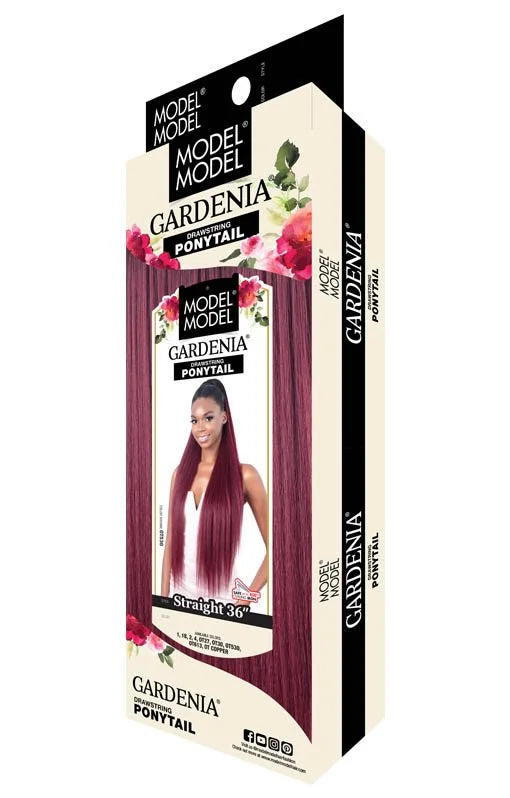 Model Model Gardenia Drawstring Ponytail {Straight 36"}