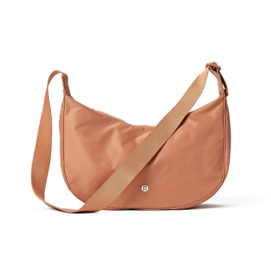 Red By Kiss Large Cross Body Bag - Peach Brown