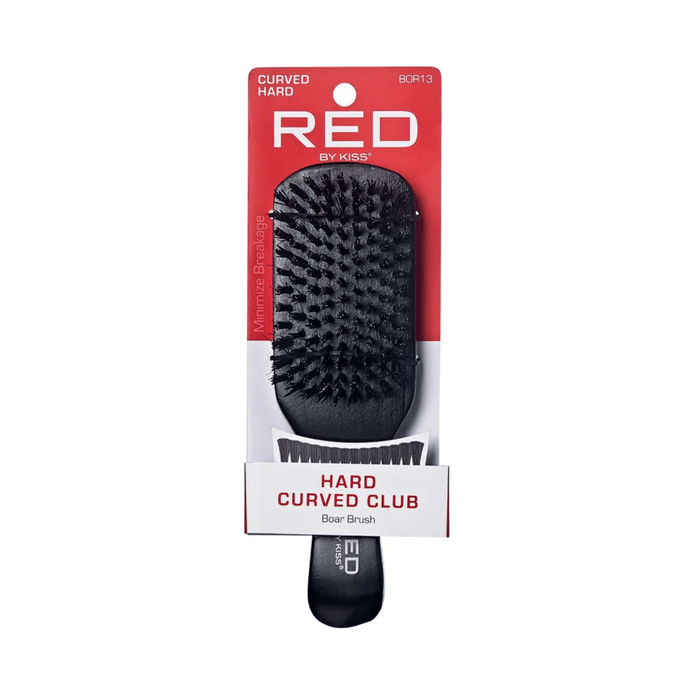 RED by kiss Hard Curved Club Boar Brush - B0R13