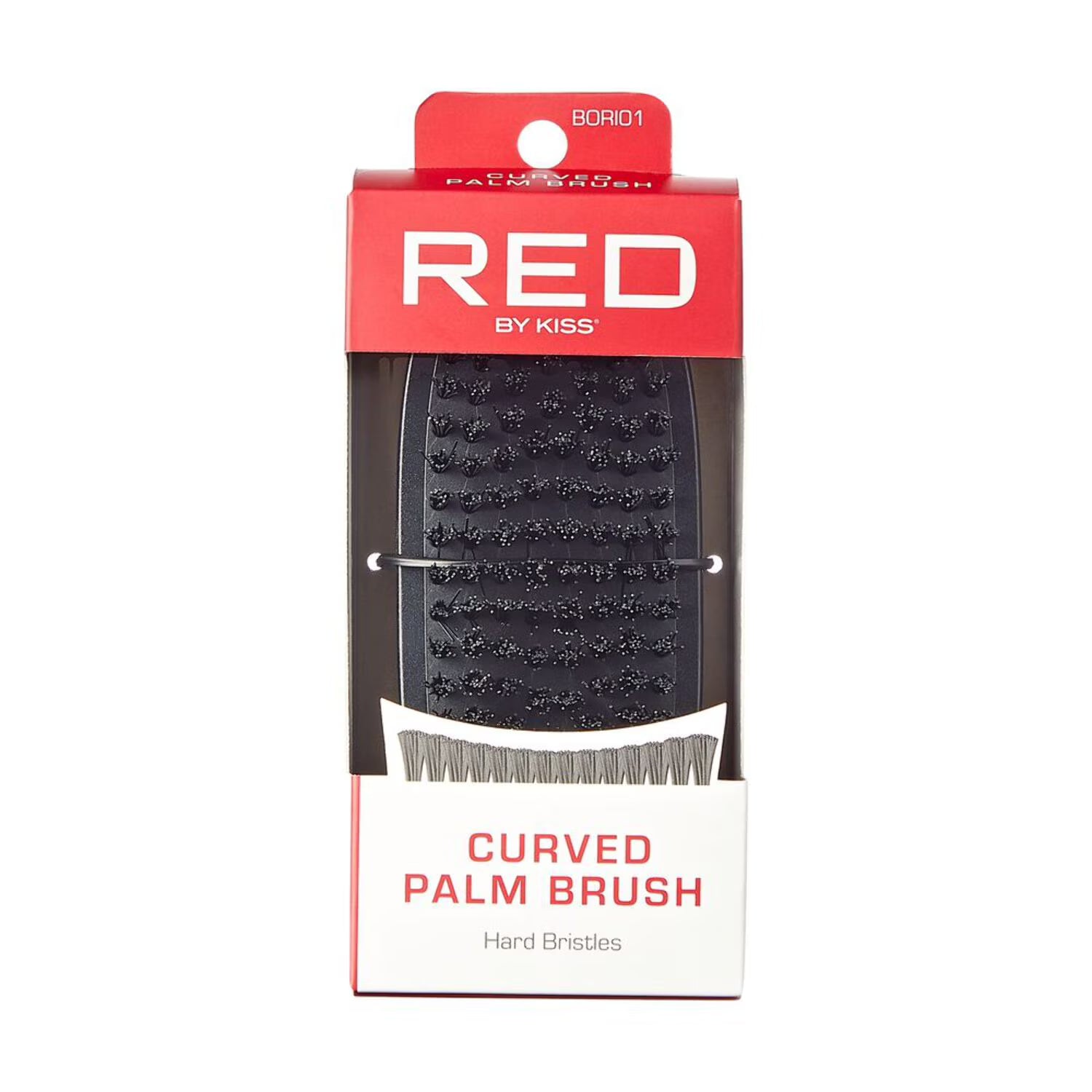 Red By Kiss Curved Palm Brush - BORI01