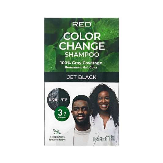 Red Color Change Shampoo - Jet Black