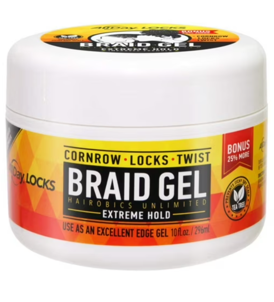 All Day Locks Extreme Hold Braid Gel - 10 fl oz