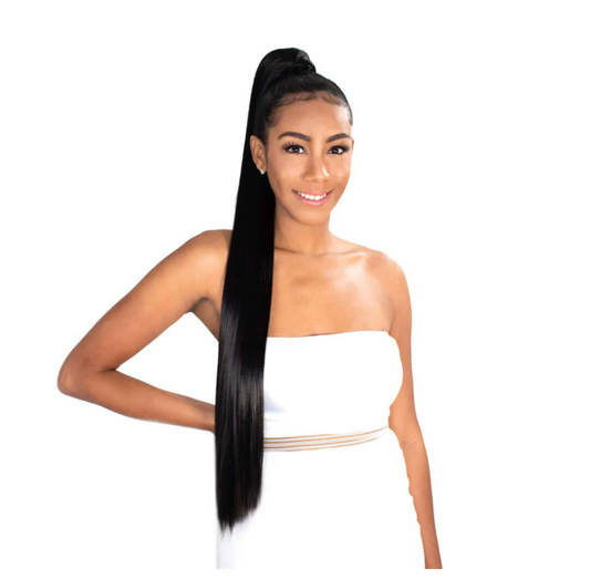 Eve Hair Ponytail Weave Platino | Straight | PST-24"| 1B