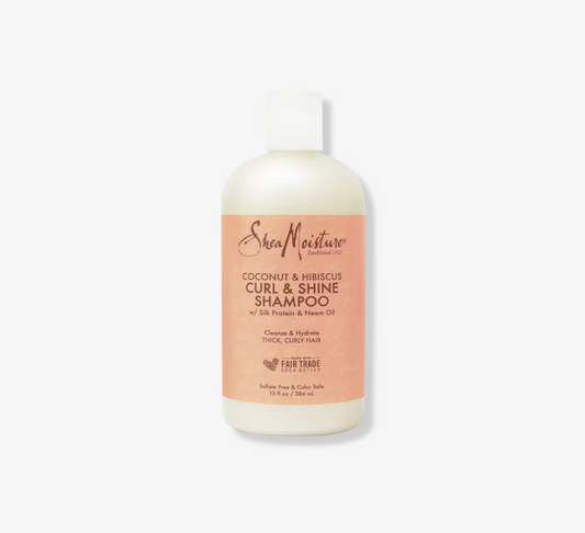 Shea Moisture Coconut & Hibiscus Curl & Shine Shampoo - 13 fl oz