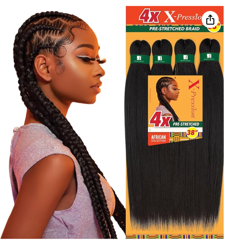 4x X-Pression Pre-Stretched Braid 38”