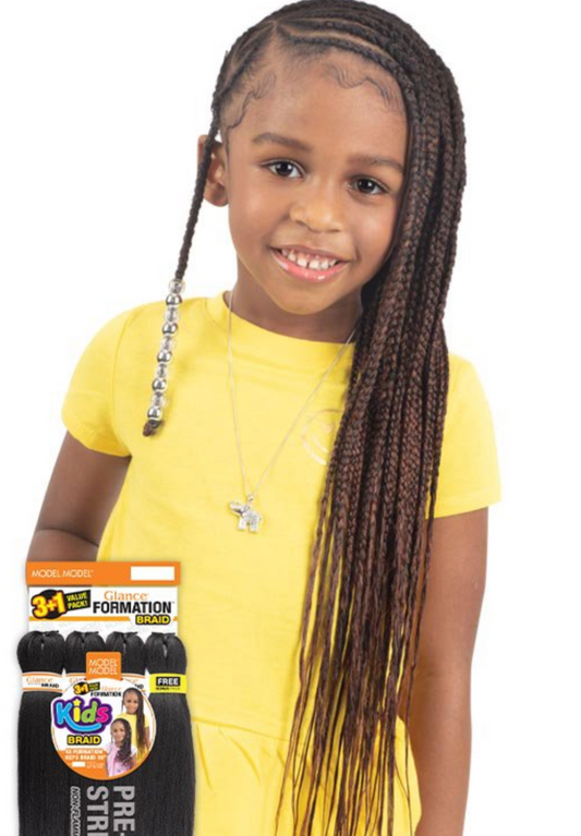Model Model Glance formation Kids Braid 4x Formation Kid's Braid 16"