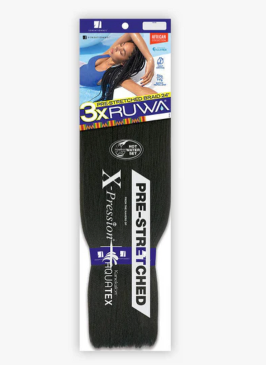 Sensationnel Ruwa 3x Pre-Stretched 24"