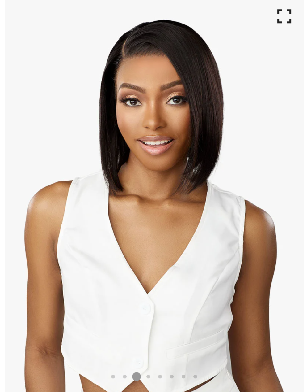 13x4 HD Lace Frontal Wig 100% Virgin Human Hair | Straight Bob 12" | Natural