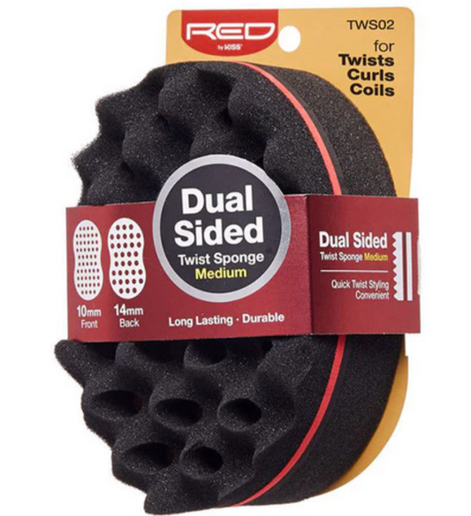 Red By Kiss Dual Sided Twist Sponge Medium