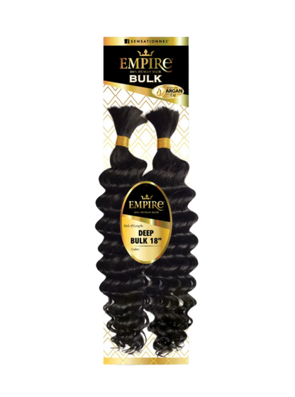 Sensationnel Empire 100% Human Hair Bulk | Deep Bulk | 18 INCH