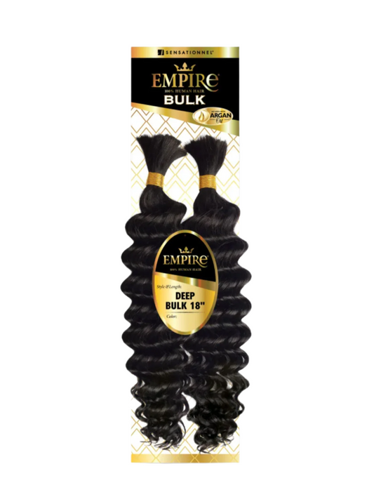Sensationnel Empire 100% Human Hair Bulk | Deep Bulk | 18 INCH