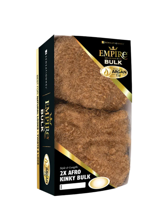 Senationnel Empire 100% Human Hair Bulk | 2X Afro Kinky Bulk | 12"