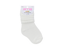 Arria By Kiss Kids Slouch Socks Size 1-3 - White