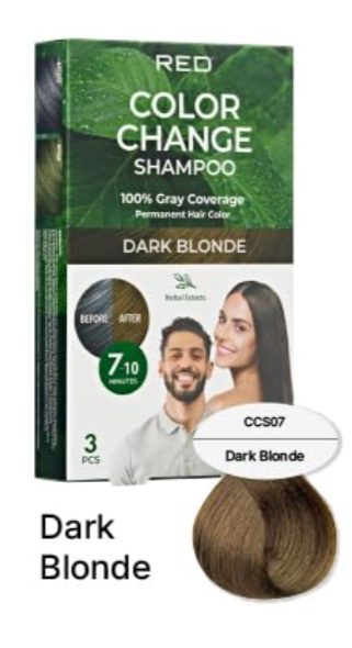 Red Color Change Shampoo - Dark Blonde |3 pcs |