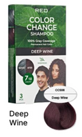Red Color Change Shampoo - Deep Wine |3 pcs |