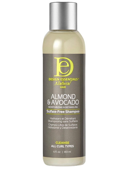 Design Essentials Natural Hair Almond & Avocado Sulfate Free Shampoo - 6 fl oz