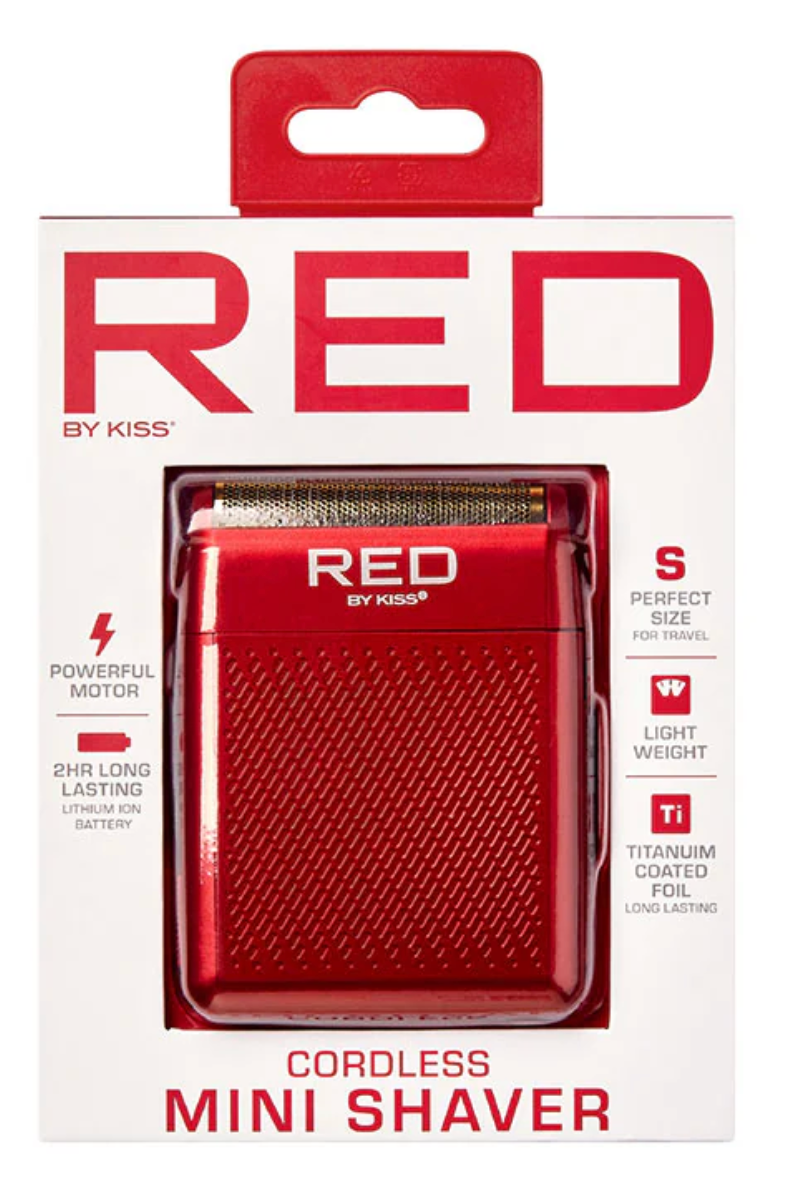 RED By Kiss Cordless Mini Shaver
