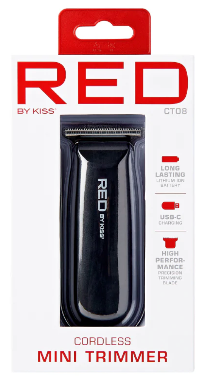 RED By Kiss Cordless mini Trimmer - Black