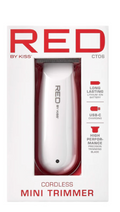 RED By Kiss Cordless mini Trimmer - White