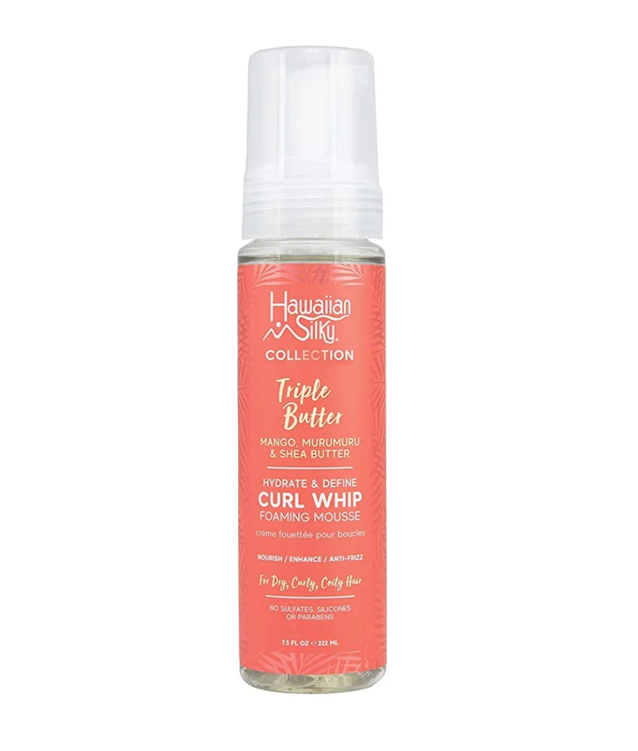 Hawaiian Silky Triple Butter Curl & Whip Foaming Mousse - 7.5 fl oz