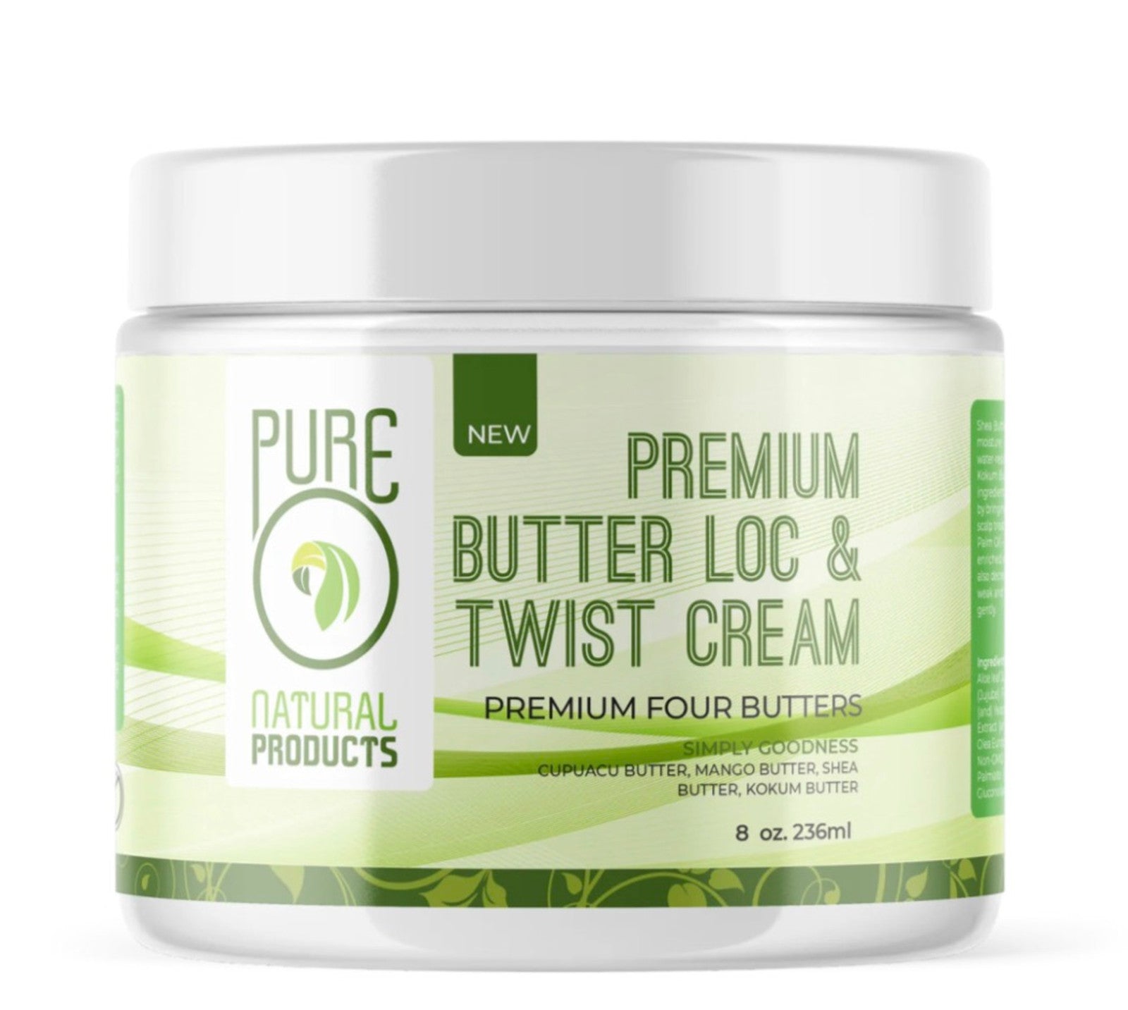 Pure Natural Products Premium Butter Loc & Twist Cream - 8 oz
