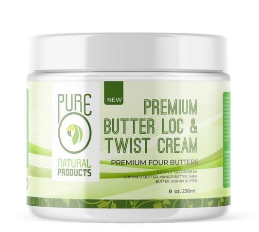 Pure Natural Products Premium Butter Loc & Twist Cream - 8 oz