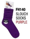 Red Slouch Socks Size 6-8 (Purple)