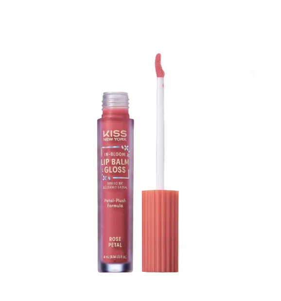Kiss New York In-Bloom Lip Balm Gloss (rose petal)