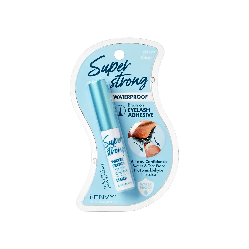 i * Envy Super Strong Waterproof Brush on Eyelash Adhesive - Black/Clear