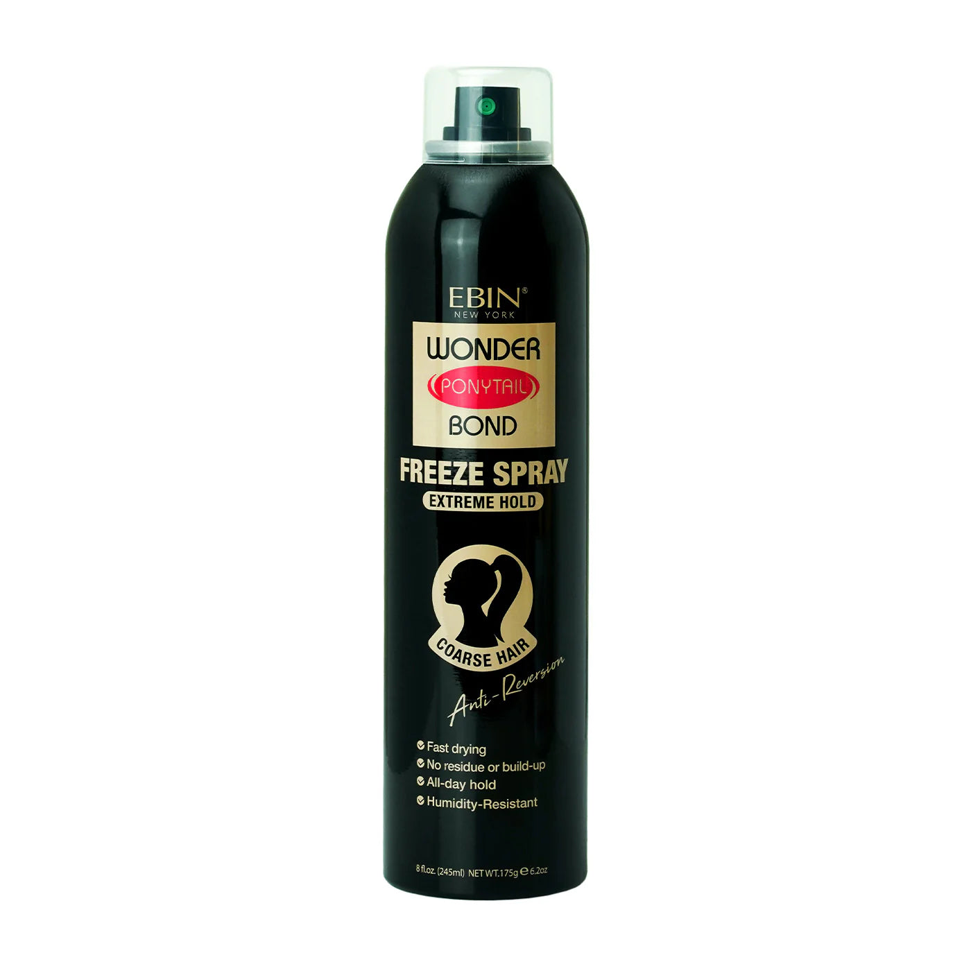 Ebin New York Wonder Ponytail Bond Freeze Spray Extreme Hold - 8 fl oz