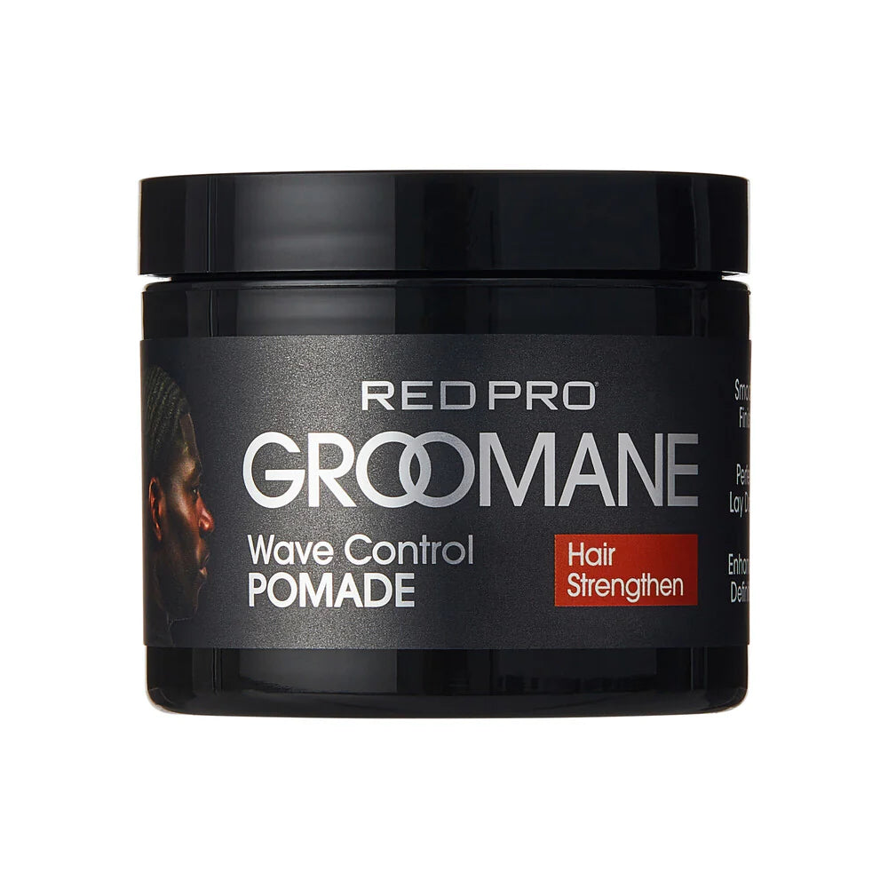 Red Pro Groomane Wave control pomade  - 3 oz {Hair Strengthen}