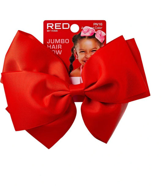 Red By Kiss Jumbo Hair Bow - Red