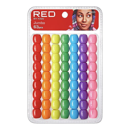 Red By Kiss Jumbo Hair Beads - 63 pcs (Assorted)