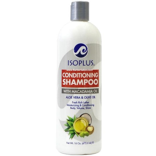 ISOPLUS Conditioning Shampoo with Macadamia Oil Aloe Vera & Olive Oil - 16 oz