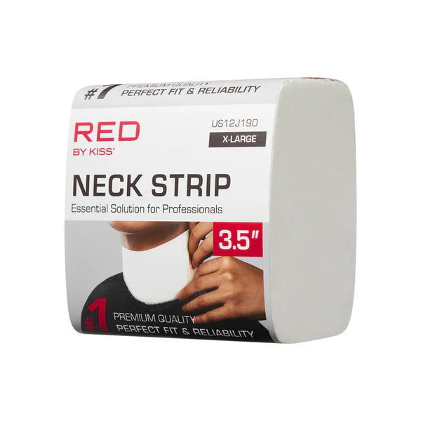 RED Neck Strip X-Large 3.5" (White)